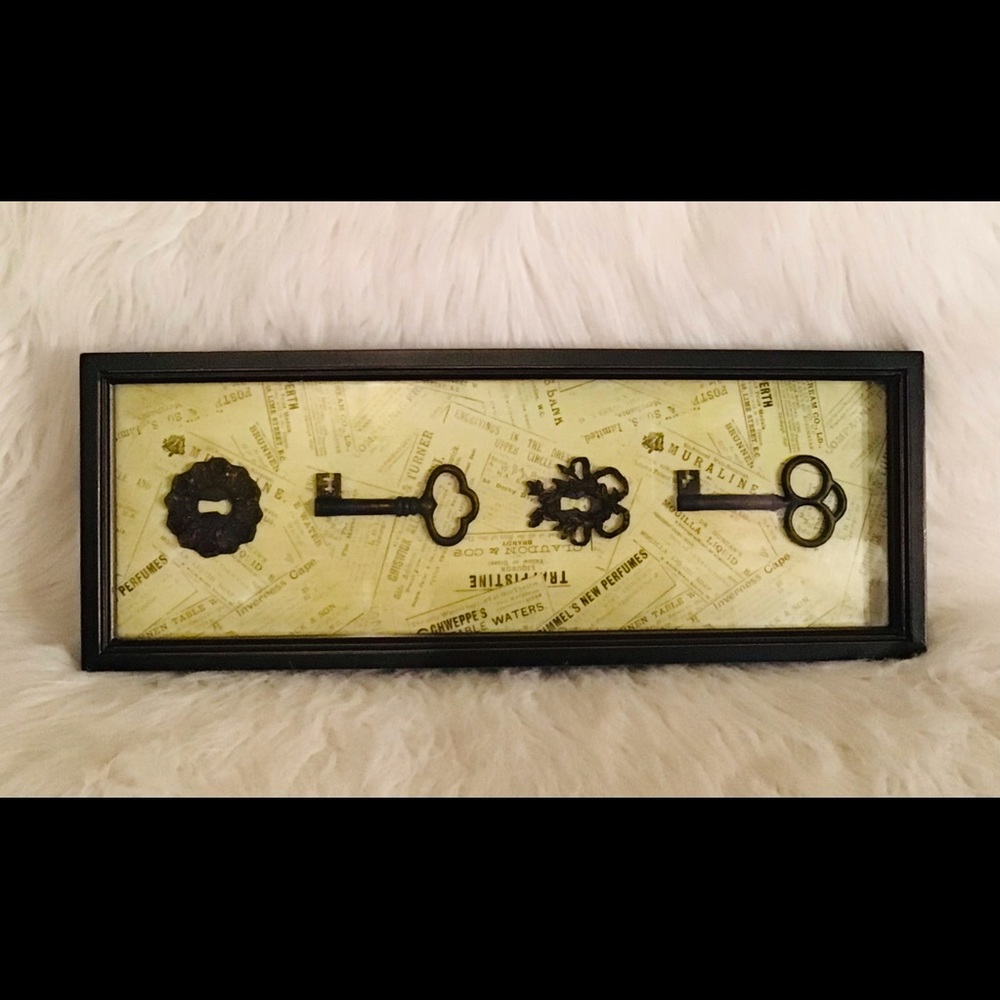 Home Interiors Shadow Box Keyholes